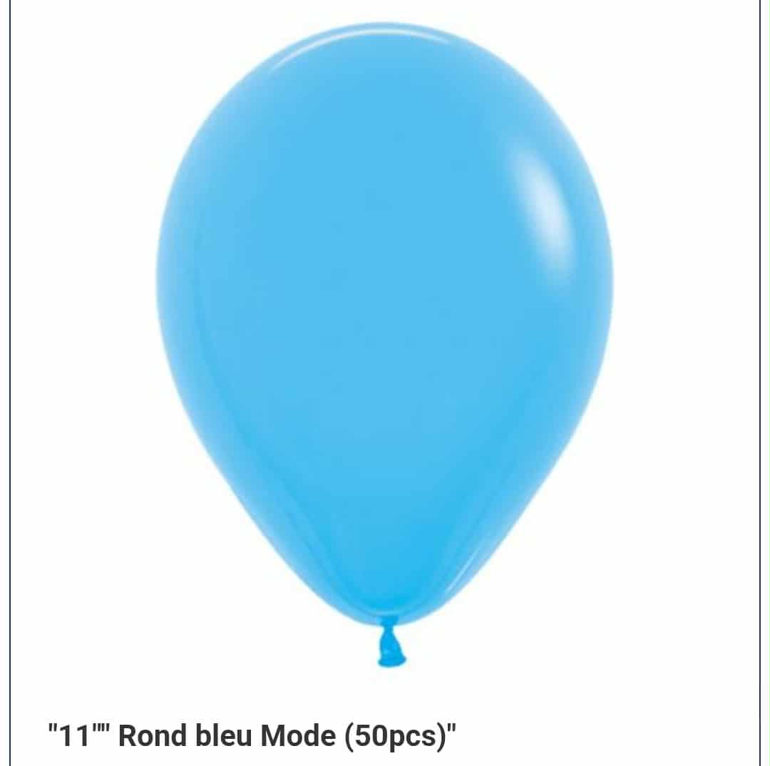 Latex bleu pâle 11 pouces