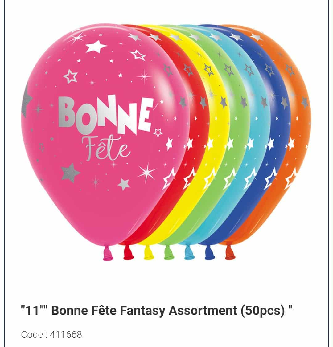 Latex bonne fête fantasy 11 pouces