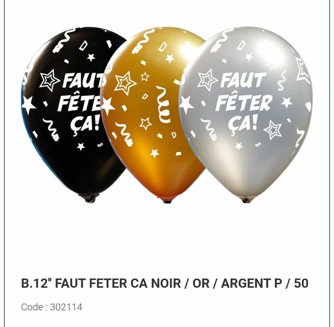 Latex faut fêter ça 11 pouces