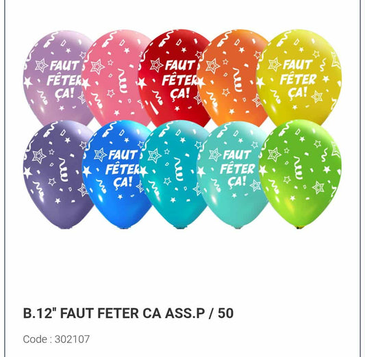 Latex faut fêter ça 11 pouces