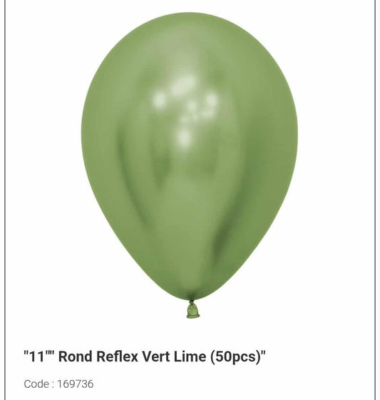 Latex vert chrome 11 pouces