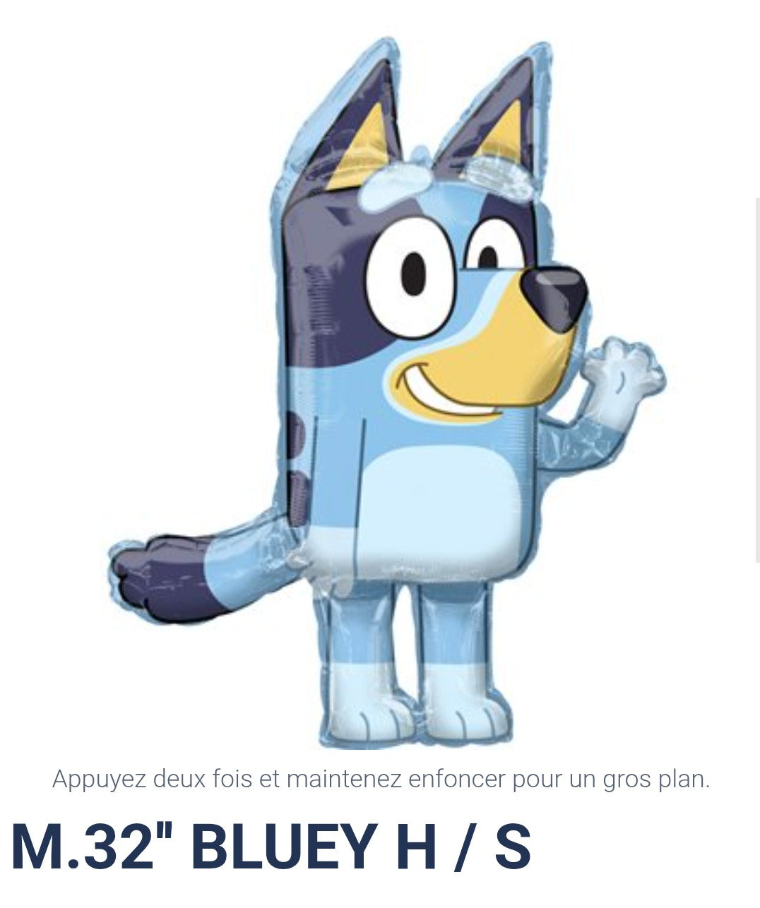 Ballon supershape Bluey 32 pouces