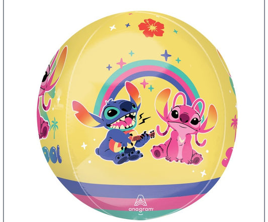 Ballon orbz Stitch 15 pouces