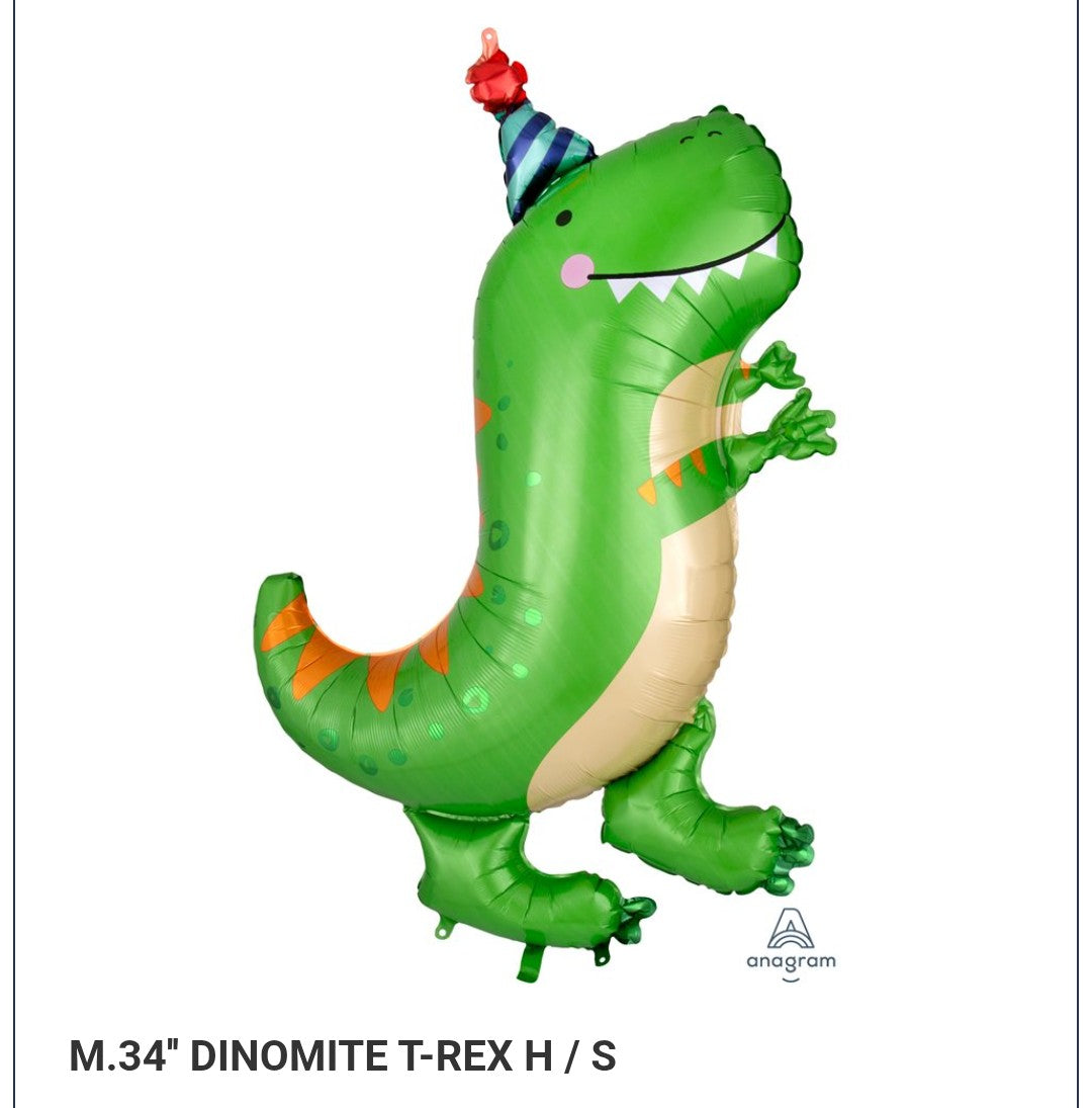 Ballon supershape dinosaure rigolo 24 pouces