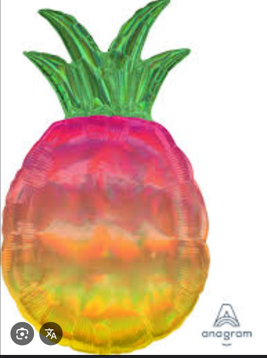Ballon supershape Ananas multicolore 31 pouces