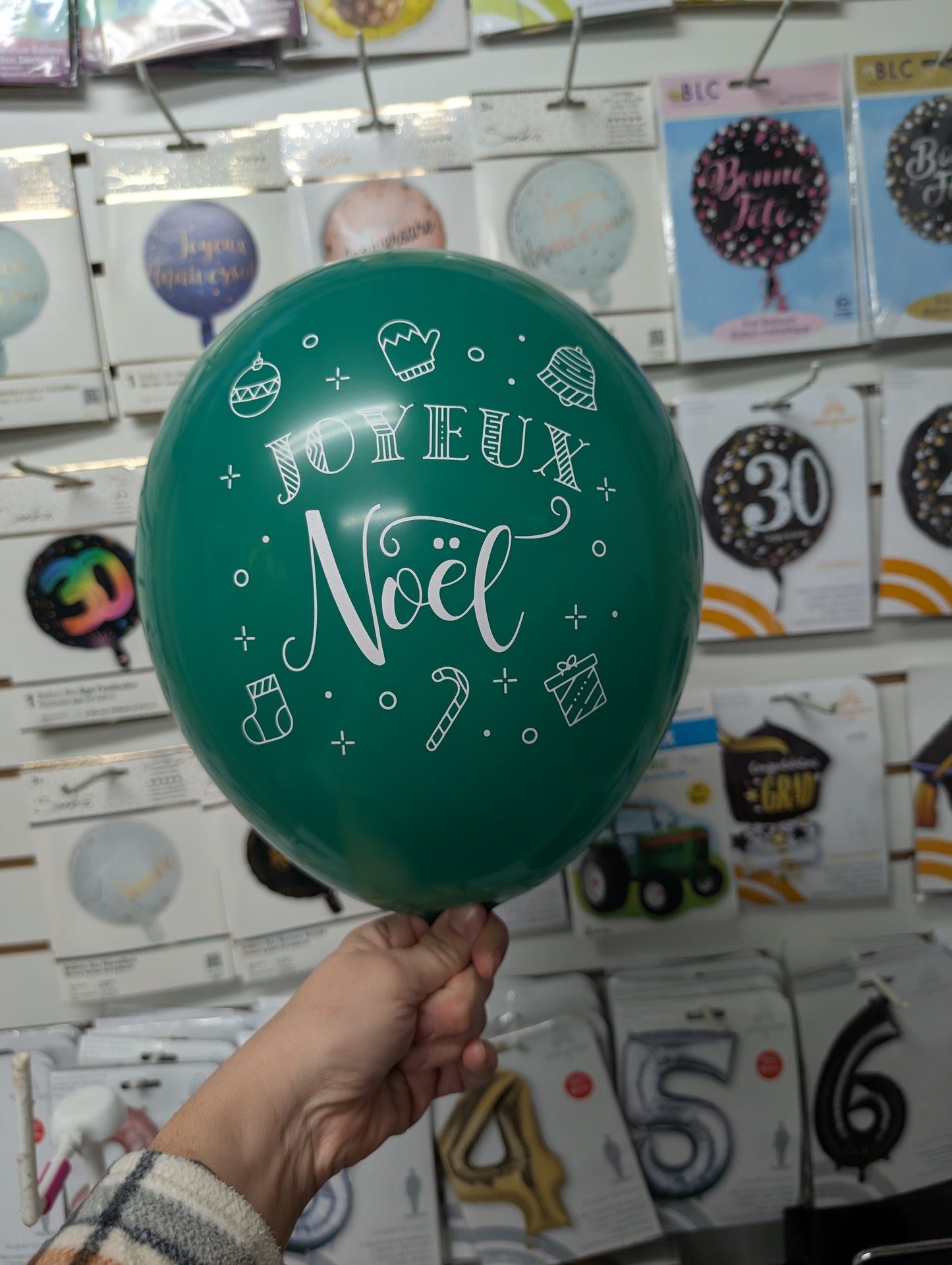 Latex 11 pouces joyeux Noël