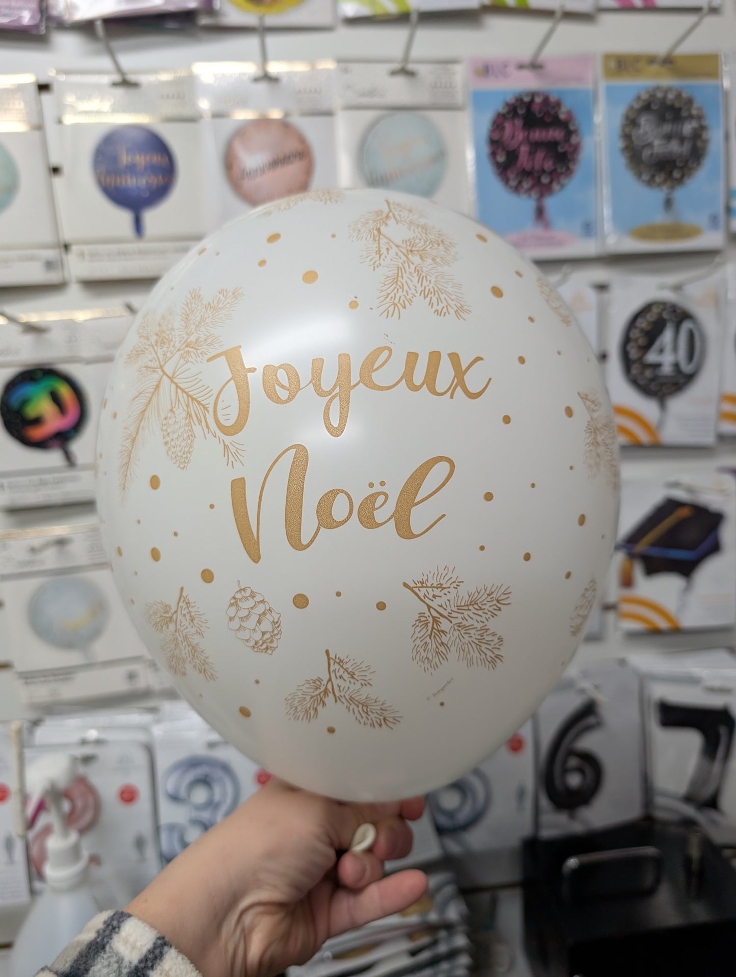 Latex 11 pouces joyeux Noël