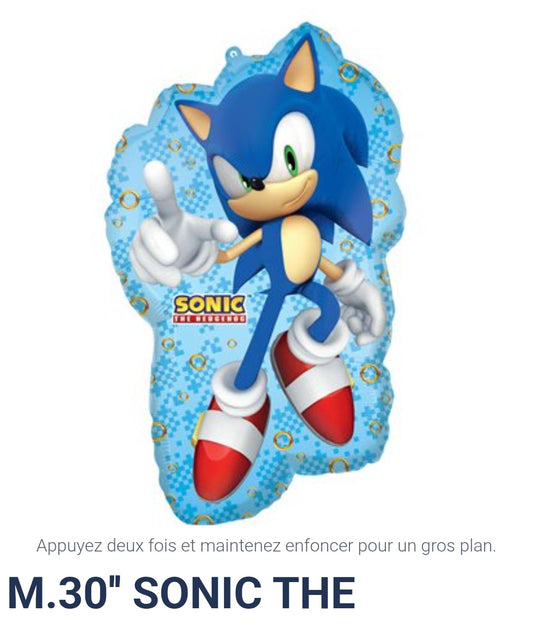 Ballon supershape Sonic  30 pouces