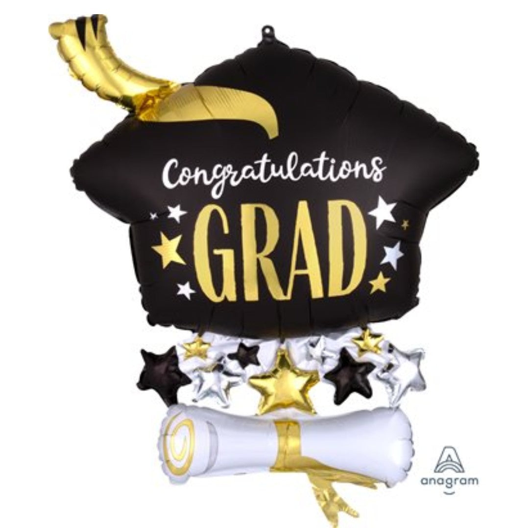 Ballon supershape congratulations grad