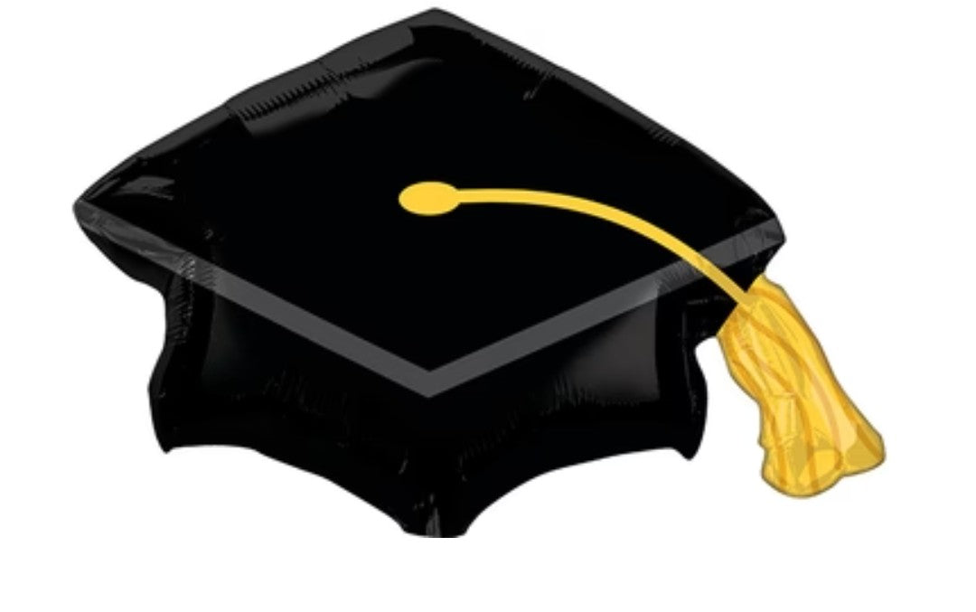 Ballon supershape chapeau de graduation 31 pouces