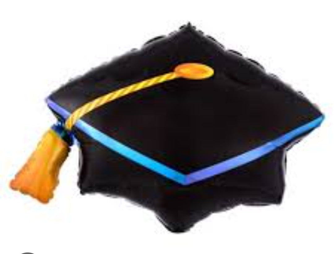 Ballon supershape chapeau de graduation 31 pouces